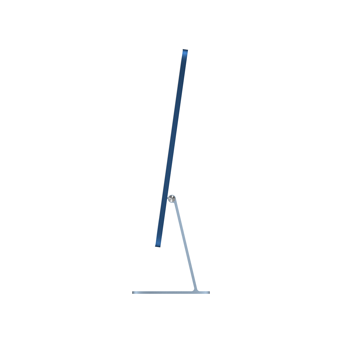 Apple iMac blue side view