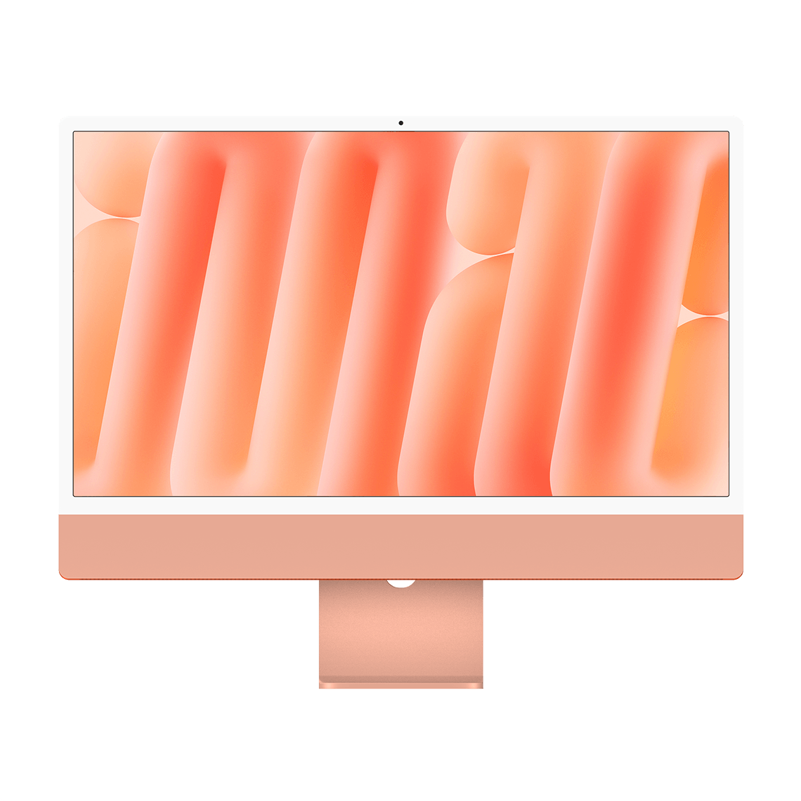 Apple M4 iMac 24-inch - Orange - 24GB RAM, 512GB Flash, 10-Core GPU, 4
