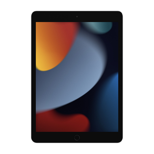 Apple iPad 9th Gen space gray front view