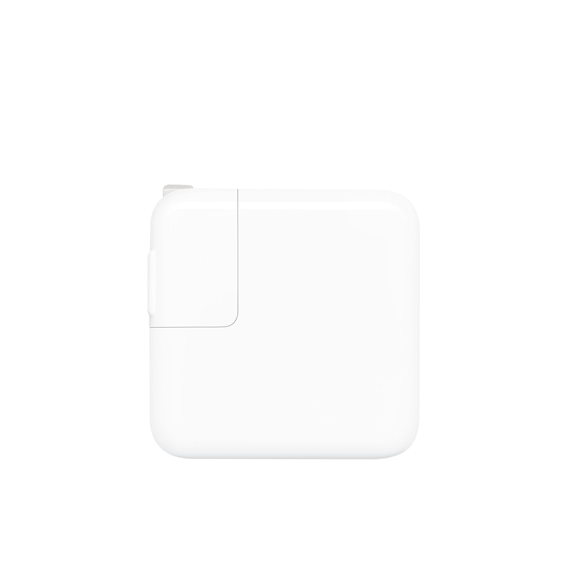 Apple 30W USB-C power adapter side view