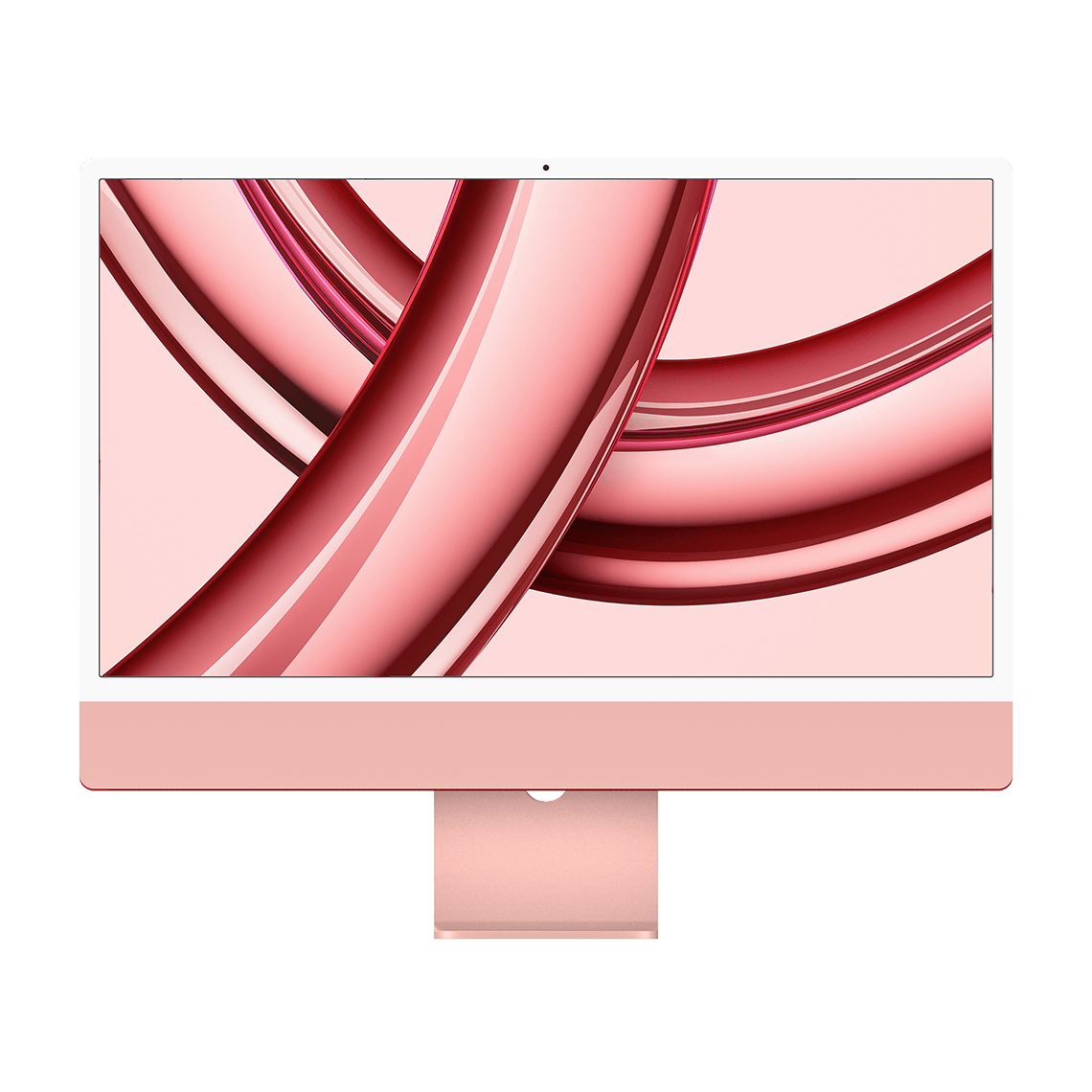 Apple M3 iMac 24-inch - Pink - 8GB RAM, 256GB Flash, 10-Core GPU, 4 Po
