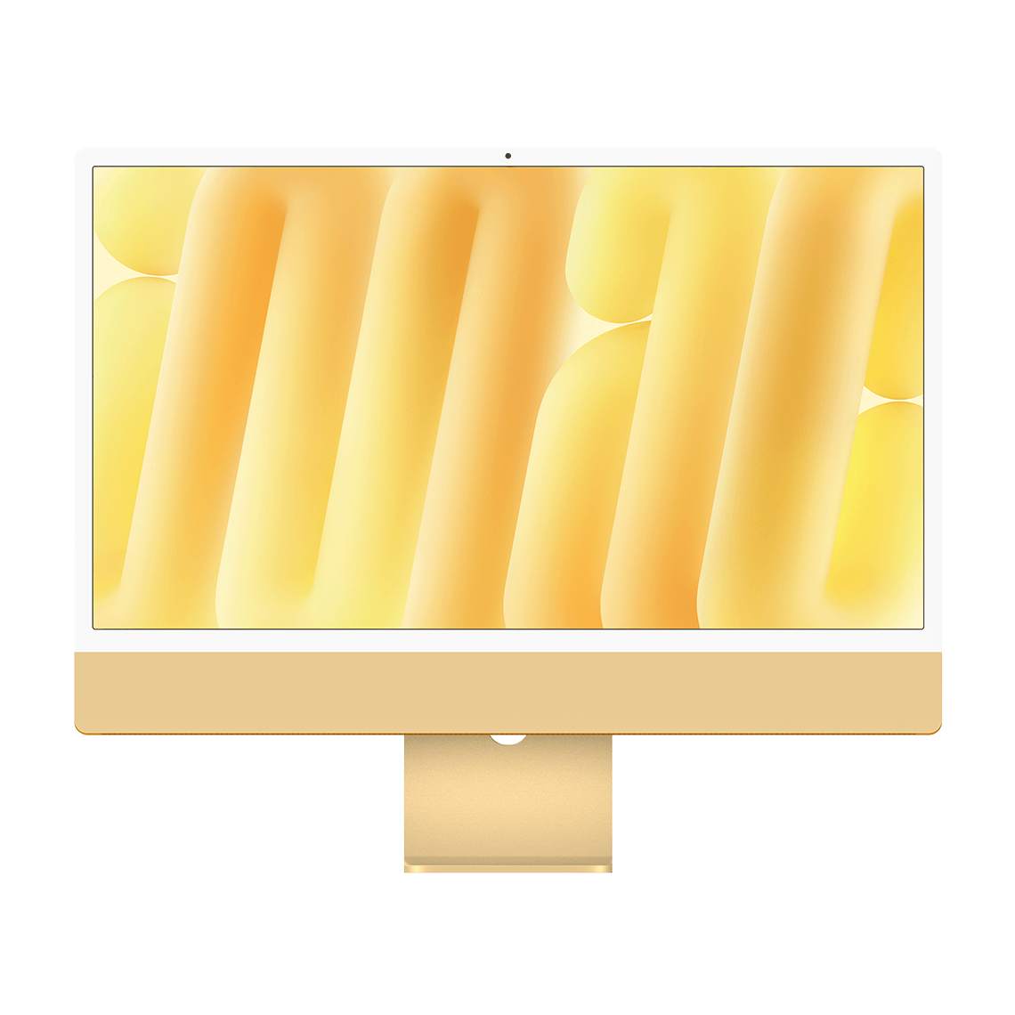 Apple M4 iMac 24-inch - Yellow - 16GB RAM, 256GB Flash, 10-Core GPU, 4