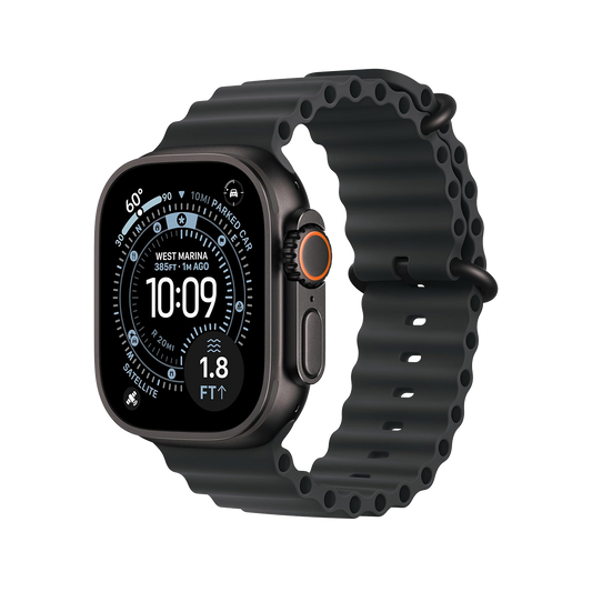 Apple Watch Ultra 2 Black Titanium with Black Ocean Band