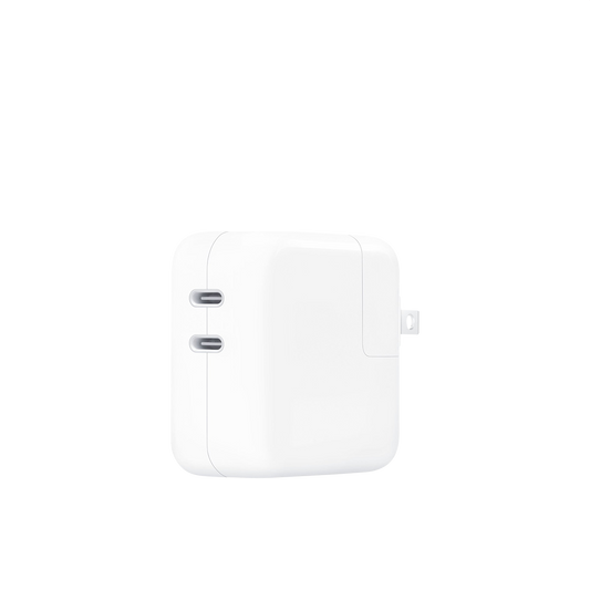 Apple 35W Dual USB-C adapter front view