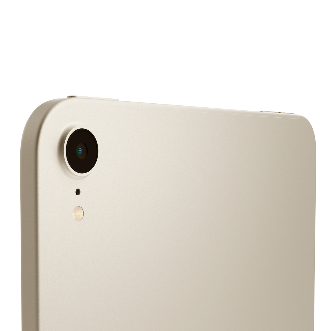 Apple iPad Mini 7th Gen Starlight close-up view