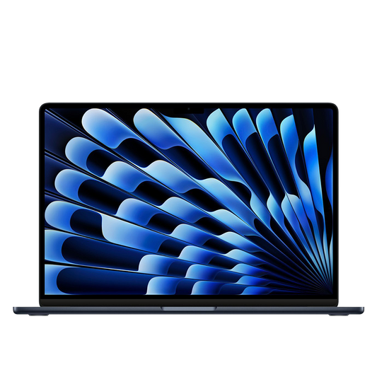 Apple 15-inch MacBook Air midnight front view