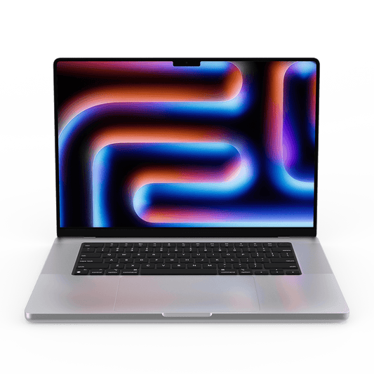 Apple MacBook Pro 16-inch M4 silver front view