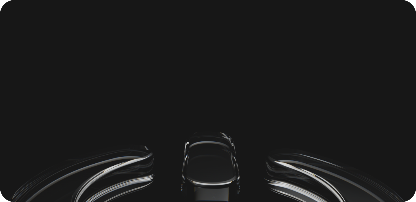 Sleek black sports car silhouette against dark background with flowing light streaks on either side