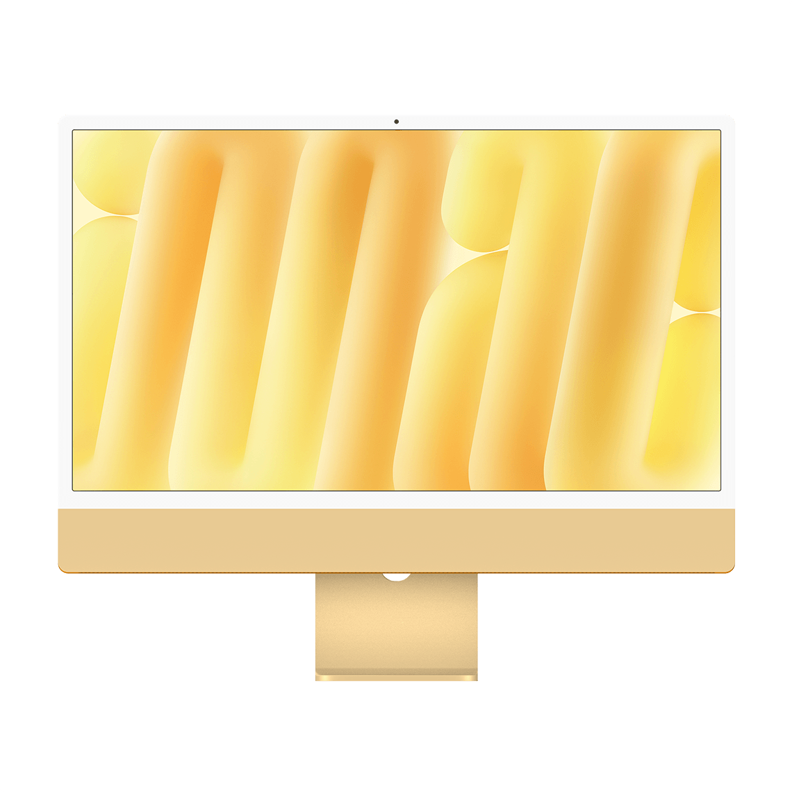 Apple M4 iMac 24-inch - Yellow - 16GB RAM, 256GB Flash, 8-Core GPU, 2 Ports, Open Box