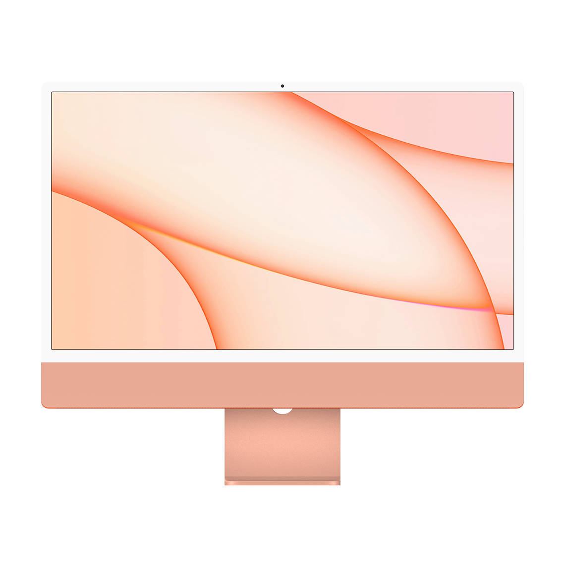 Apple M1 iMac 24-inch - Orange - 8GB RAM, 256GB Flash, 8-Core GPU, 4 Ports, Open Box