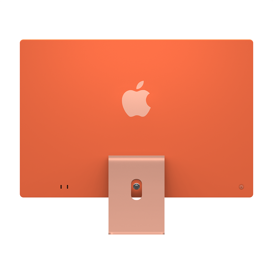 Apple iMac M4 orange rear view