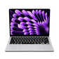 Apple 13-inch MacBook Air M3 space gray front view