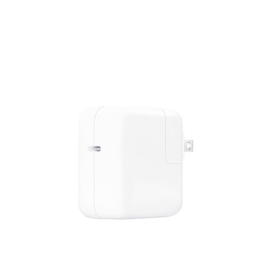 Apple 30W USB-C power adapter front view