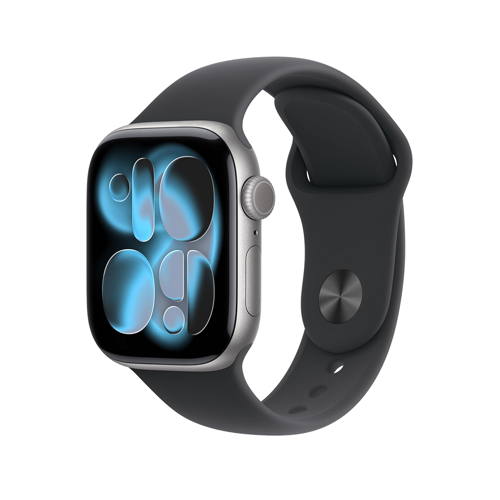Apple Watch Series 11 Space Gray with Black Sport Band