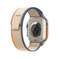 Apple Watch Ultra 2 Titanium with Orange Beige Trail Loop rear view
