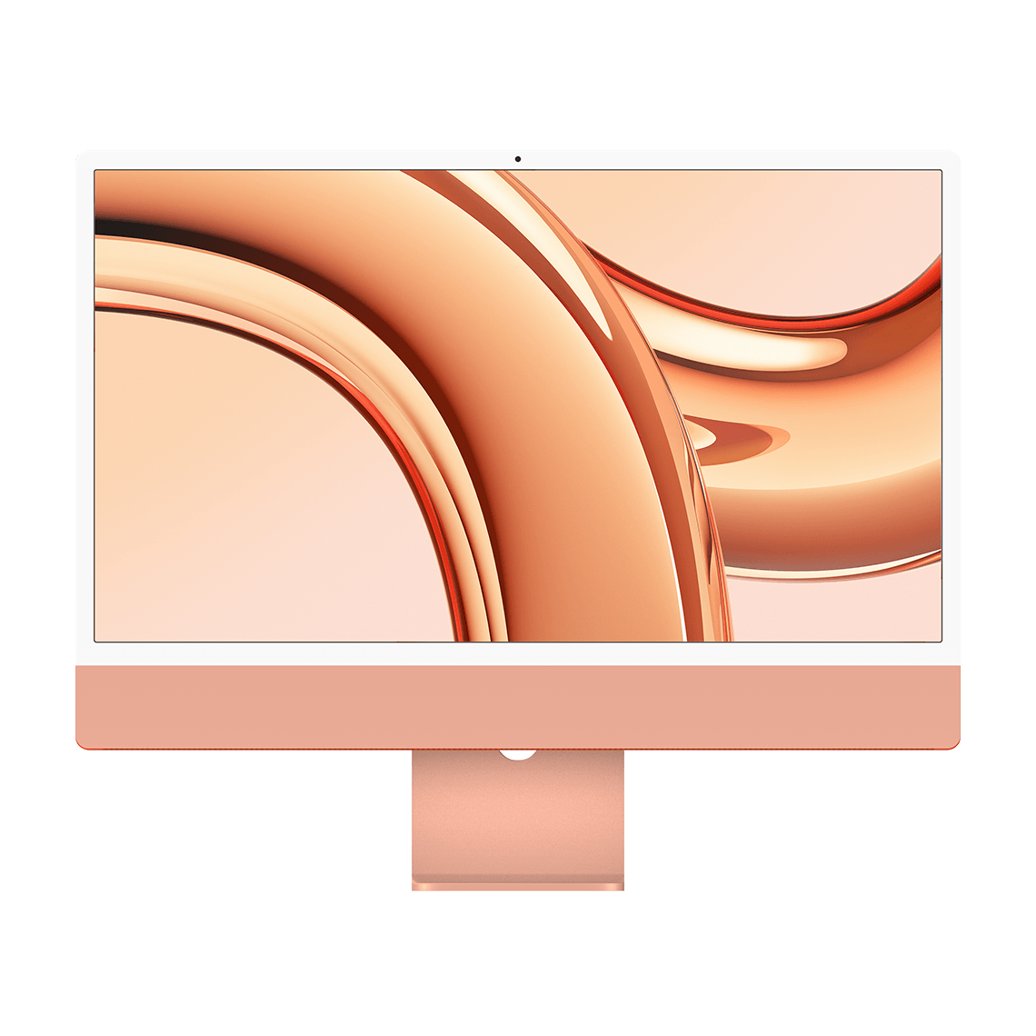 Apple M3 iMac 24-inch - Orange - 8GB RAM, 256GB Flash, 10-Core GPU, 4 Ports, Open Box