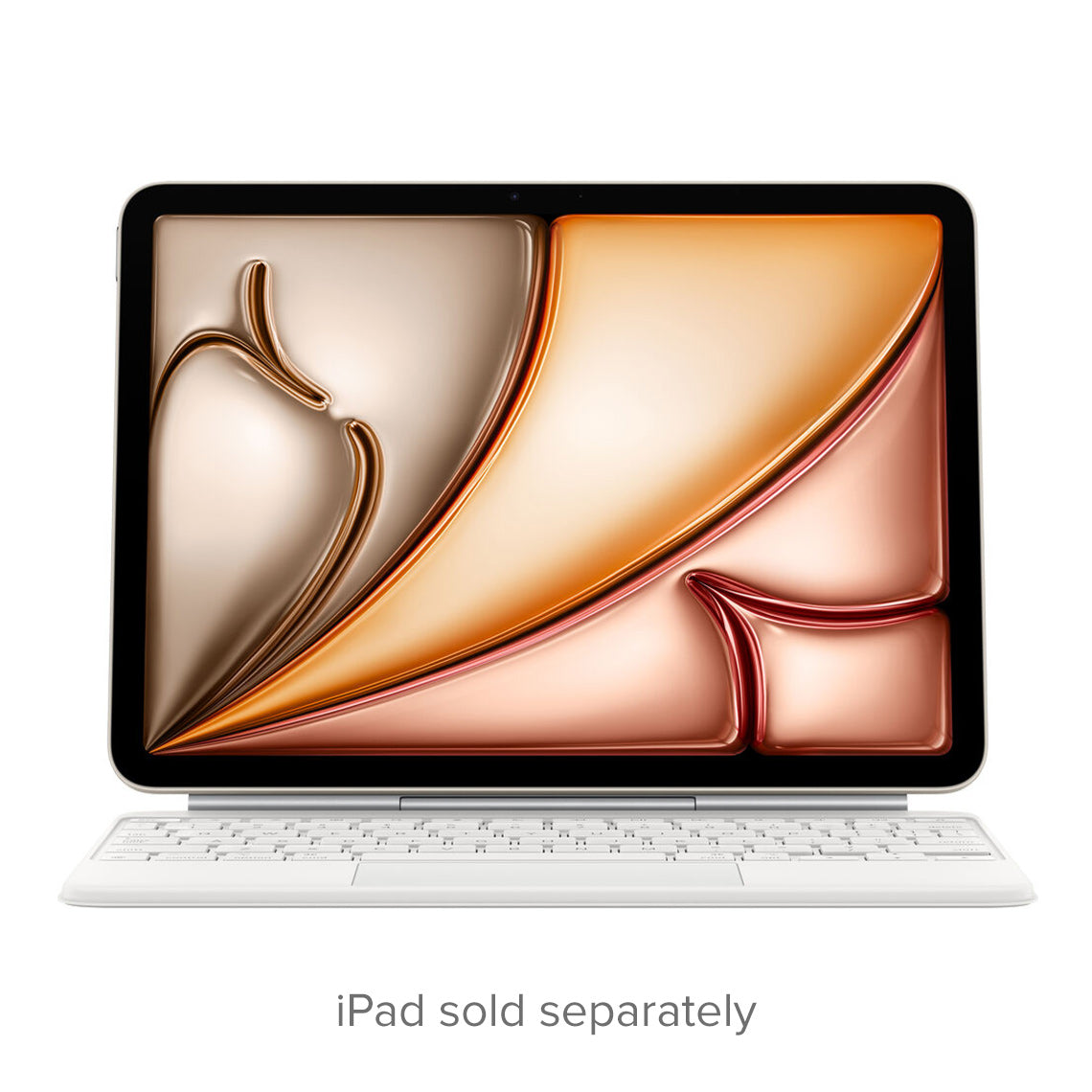 Apple Magic Keyboard for iPad Air 11-inch English layout white front view