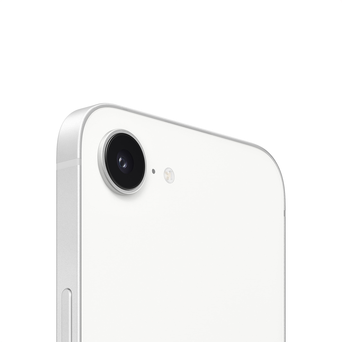 The Apple iPhone 17e white color front view