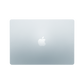 Apple 13-inch MacBook Air M4 sky blue closed top view