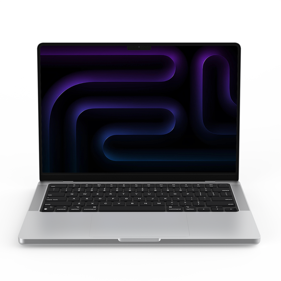 Apple MacBook Pro 14-inch M5 silver front view