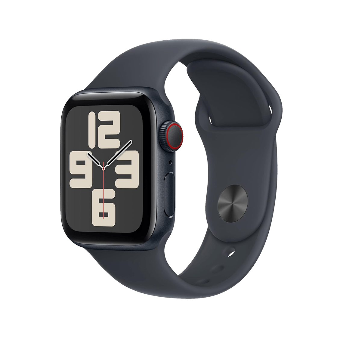 Apple Watch SE 2 44mm GPS + Cellular - Midnight w/ S/M Midnight Sport Band, Grade A