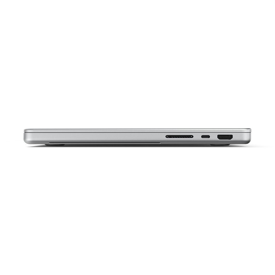 Apple MacBook Pro 14-inch M5 silver closed right side view