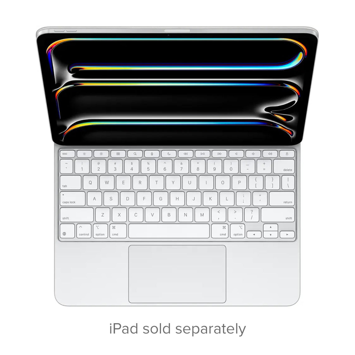 Apple Magic Keyboard for iPad Pro 13-inch M4 English layout white top view