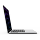 Apple MacBook Pro 14-inch M5 silver opened left side view