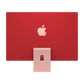 Apple iMac pink with 2 USB-C port rear view