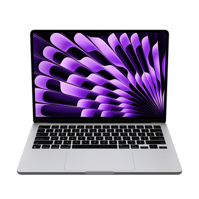 Apple 13-inch MacBook Air M3 space gray front view