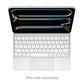 Apple Magic Keyboard for iPad Pro 11-inch M4 English layout white top view