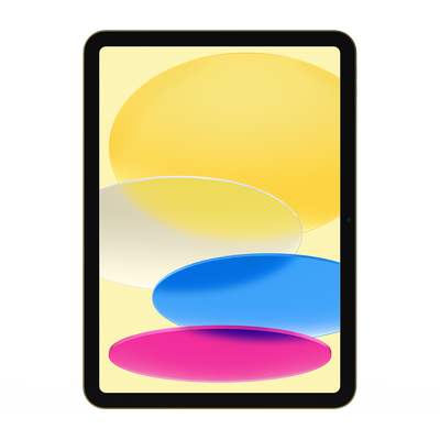 Apple iPad yellow front view