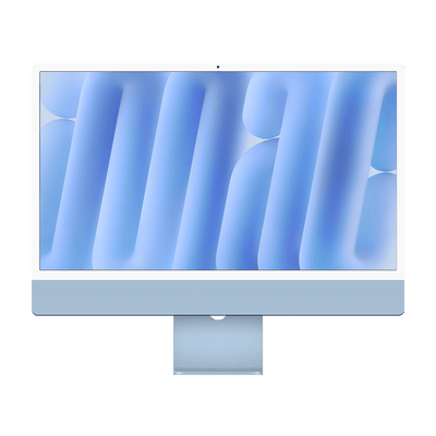 Apple iMac M4 blue front view