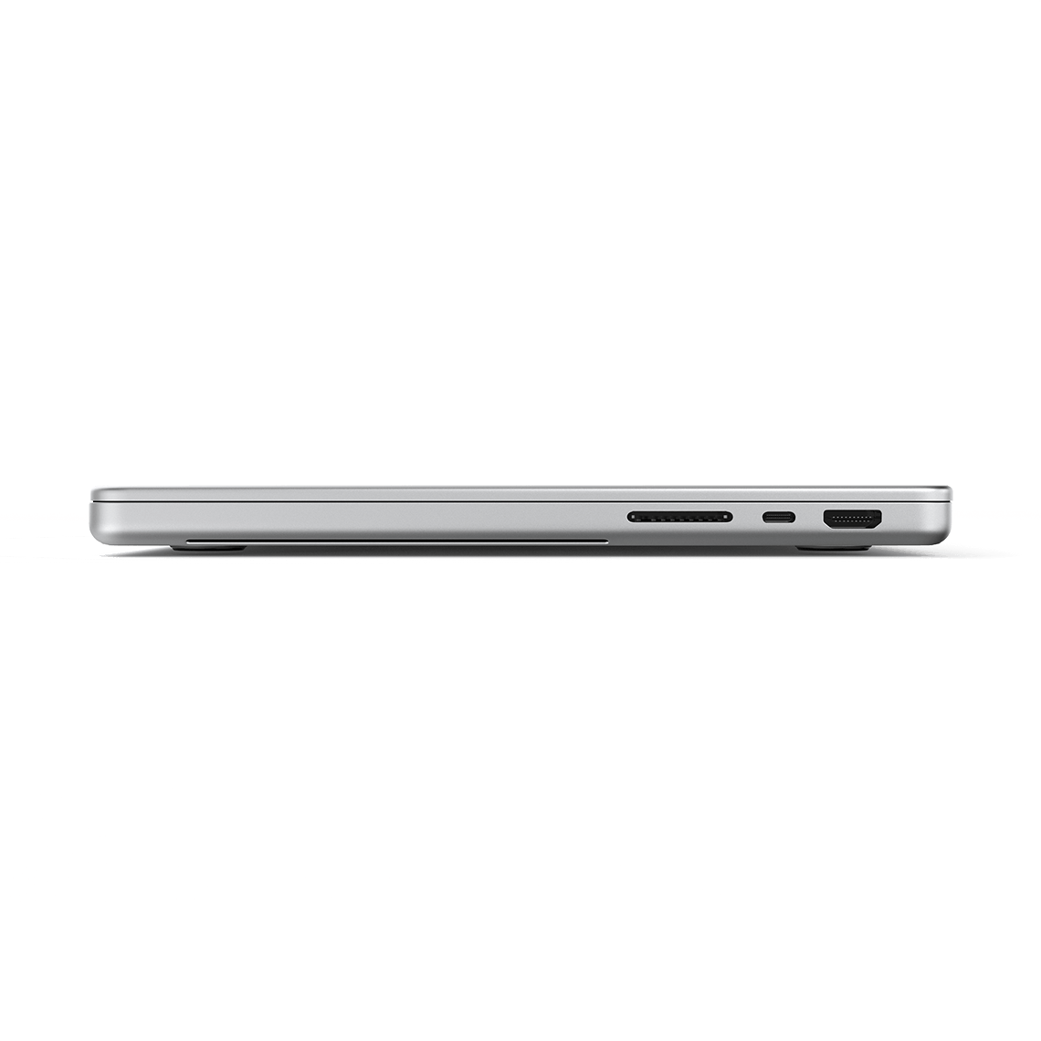 Apple MacBook Pro 14-inch M4 silver closed right side view