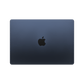Apple 13-inch MacBook Air M3 midnight closed top view