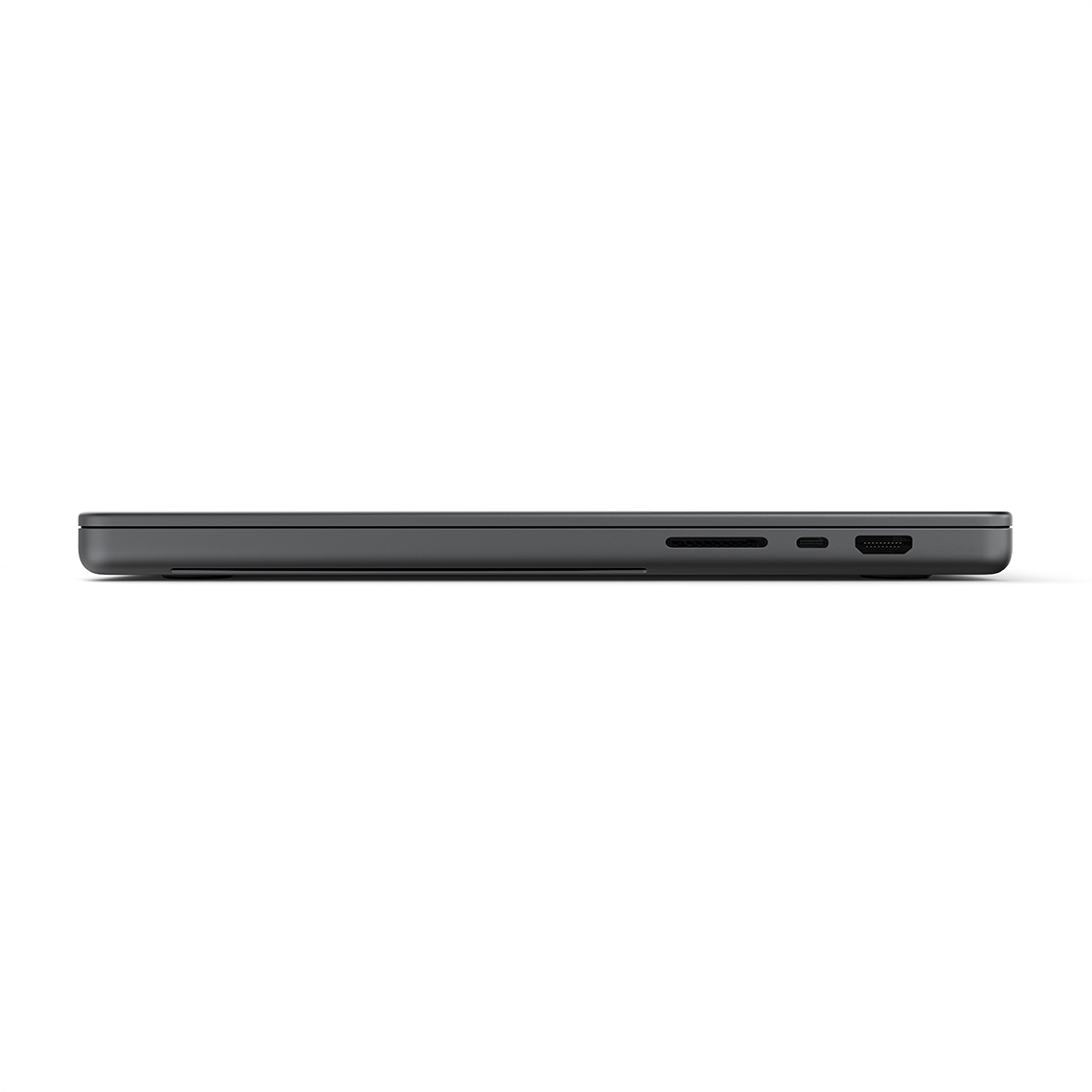 Apple MacBook Pro 16-inch M5 space black closed right side view
