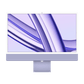 Apple M3 iMac 24 Zoll – Lila – 8 GB RAM, 512 GB Flash, 10-Core GPU, 4 Anschlüsse, geöffnete Verpackung
