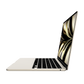 Apple 13-inch MacBook Air M2 starlight opened right side view
