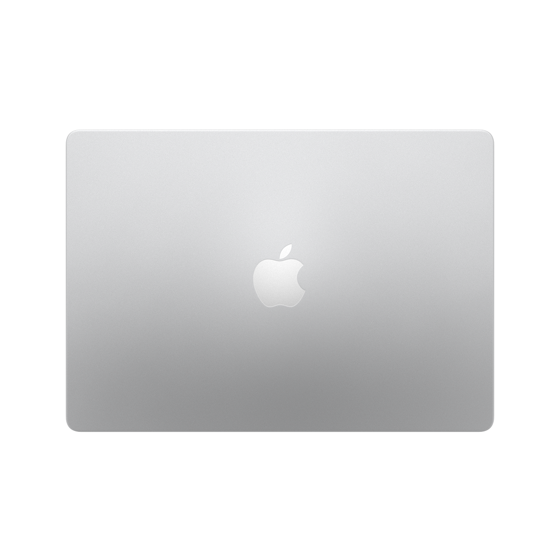 Apple 13-inch MacBook Air M2 silver closed top view