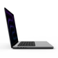 Apple MacBook Pro 16-inch M5 space black opened left side view
