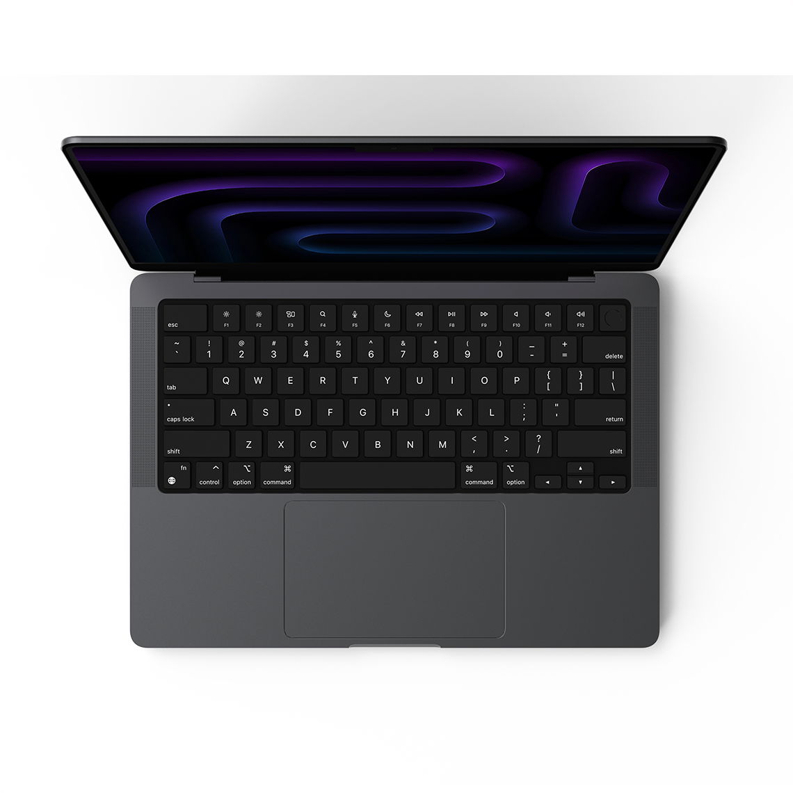 Apple MacBook Pro 14-inch M5 open top view