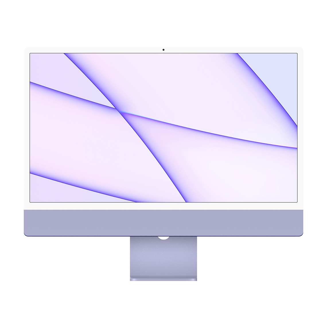 Apple M1 iMac 24-inch - Purple - 8GB RAM, 256GB Flash, 8-Core GPU, 4 Ports, Open Box