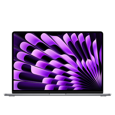 Apple 15-inch MacBook Air space gray front view