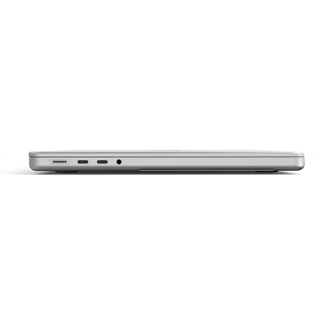 Apple MacBook Pro 14-inch M4 silver closed left side view