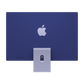 Apple iMac purple with 4 USB-C port rear view