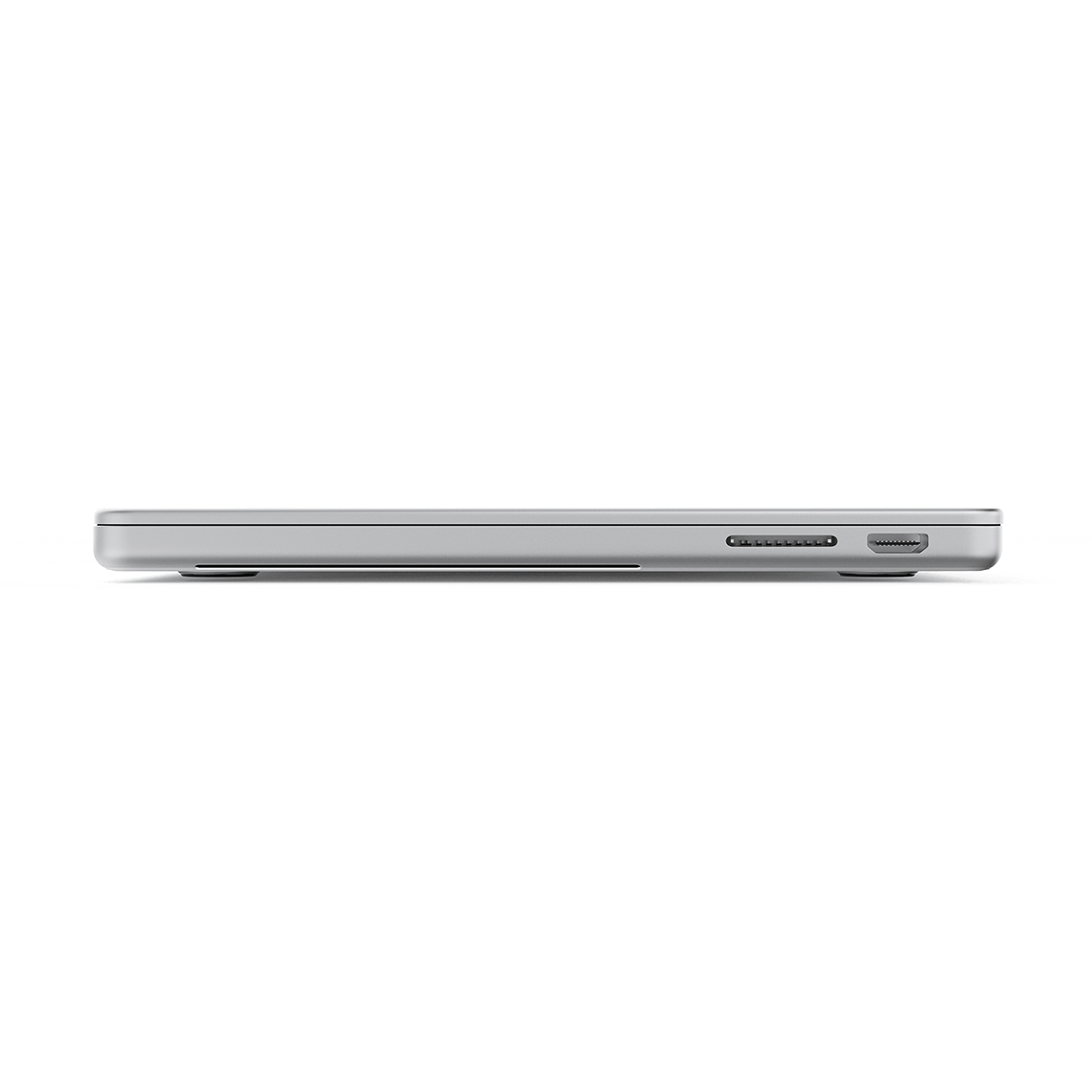 Apple MacBook Pro 14-inch M3 silver closed right side view