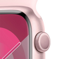 Apple Watch Series 9 41mm GPS - Pink w/ S/M Light Pink Sports Band, Grade B