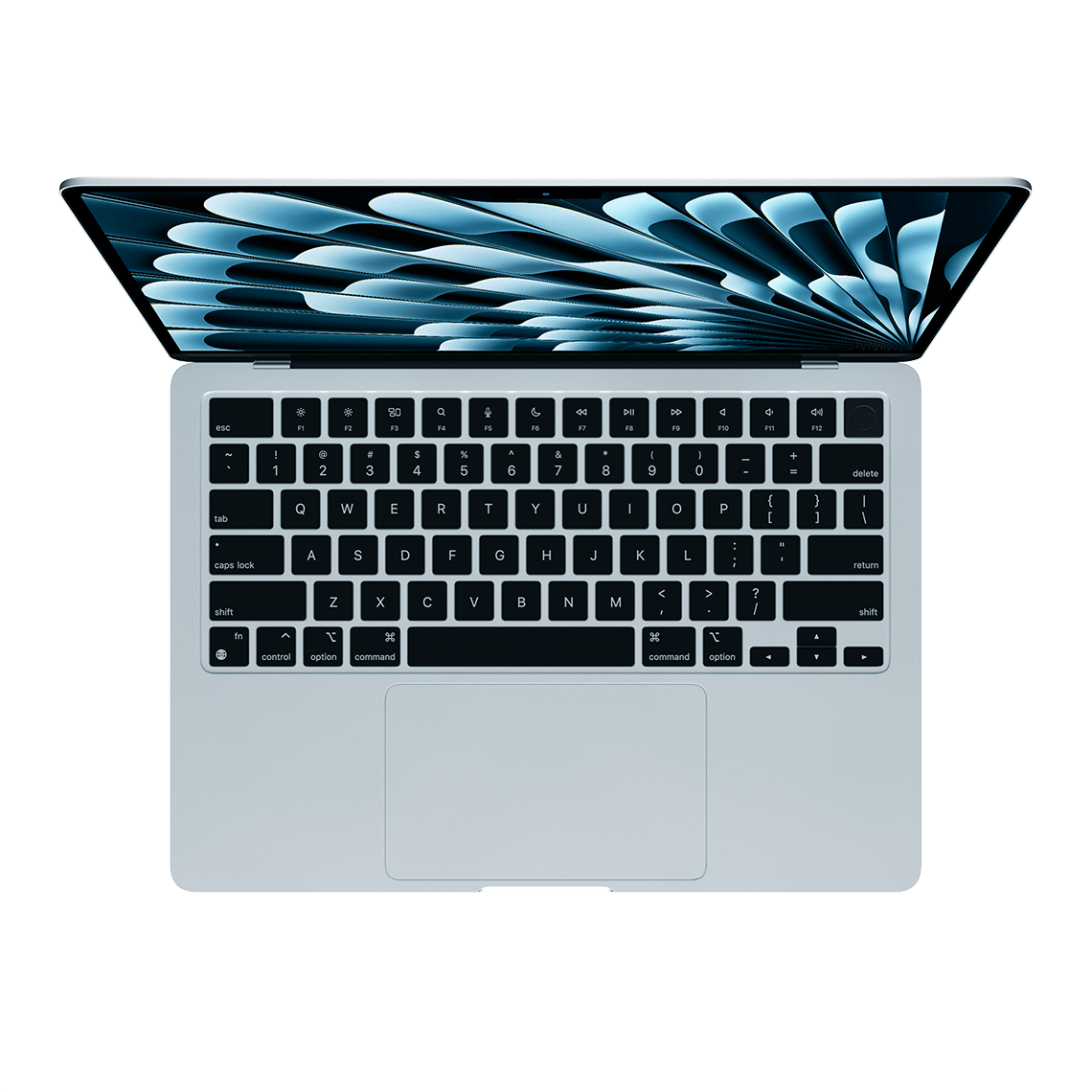 Apple M4 MacBook Air 13-inch - Sky Blue, 16GB RAM, 256GB Flash, 8-Core