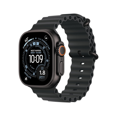 Apple Watch Ultra 2 Black Titanium with Black Ocean Band