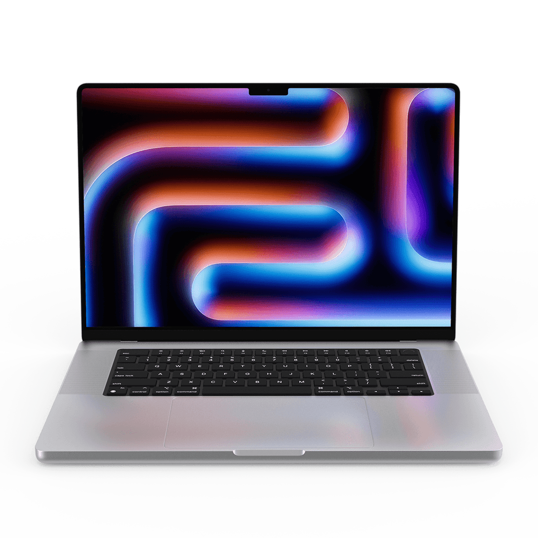 Apple MacBook Pro 16-inch M4 silver front view